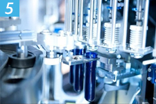 steps such as source protection and monitoring, and treatment such as micron filtration, ultra-violet disinfection, and ozonation. We utilize ozone instead of chlorine because it leaves no residual and it does not cause a taste or odor problem. Ozone is oxygen which is bubbled through water just before it goes into a clean, sanitized bottle. Within a few hours after the bottle has been filled and capped, the ozone dissipates or converts back to the same form of oxygen that we breathe.