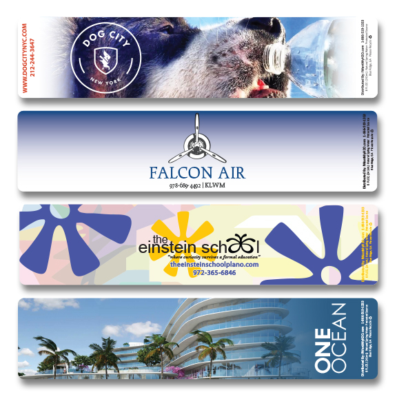 All of our labels are made from the finest polymer and are pressure sensitive meaning the label adheres to the entire bottle surface and not just the ends. Rest assured these labels will not peel, crack, or fade. They can be submerged under water or ice without fear of this label ever falling off of our bottles.